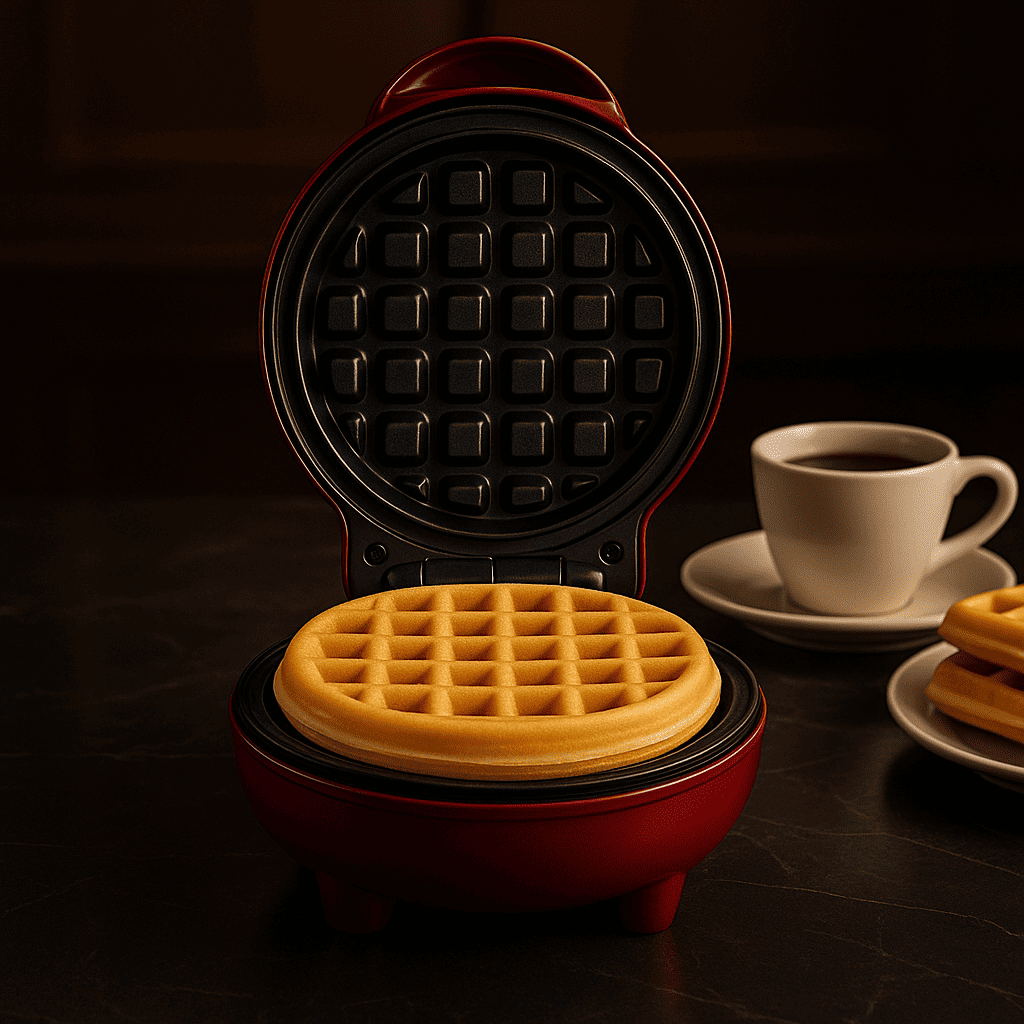WafflePro® - Máquina de Waffles Profissional + Brinde Ebook 50 Receitas de Waffles
