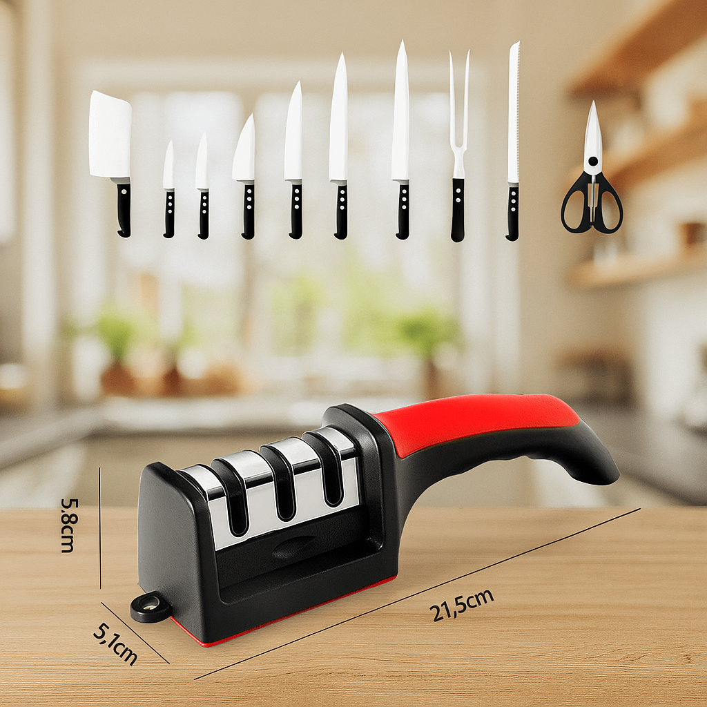 CutPro® - Afiador de Facas Profissional