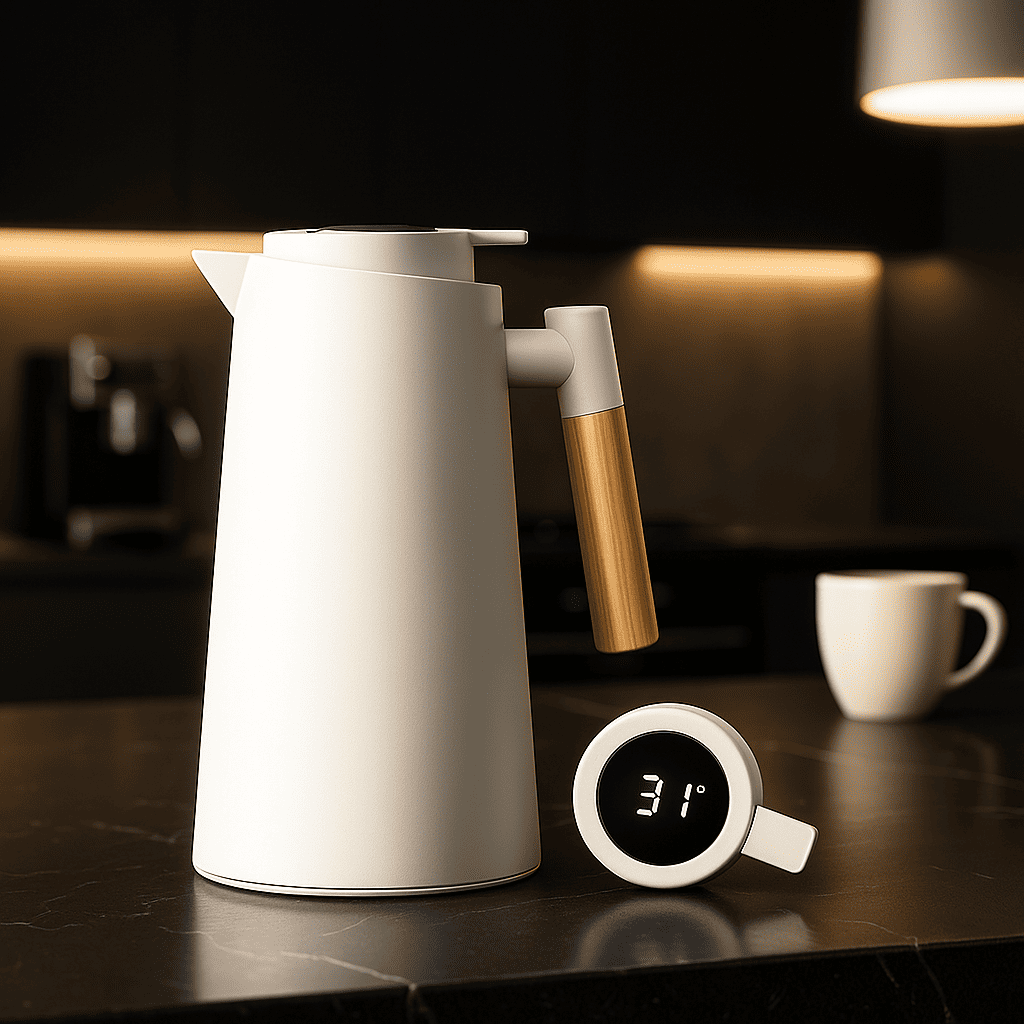 LuxTherm® - Garrafa Térmica com Termômetro Digital