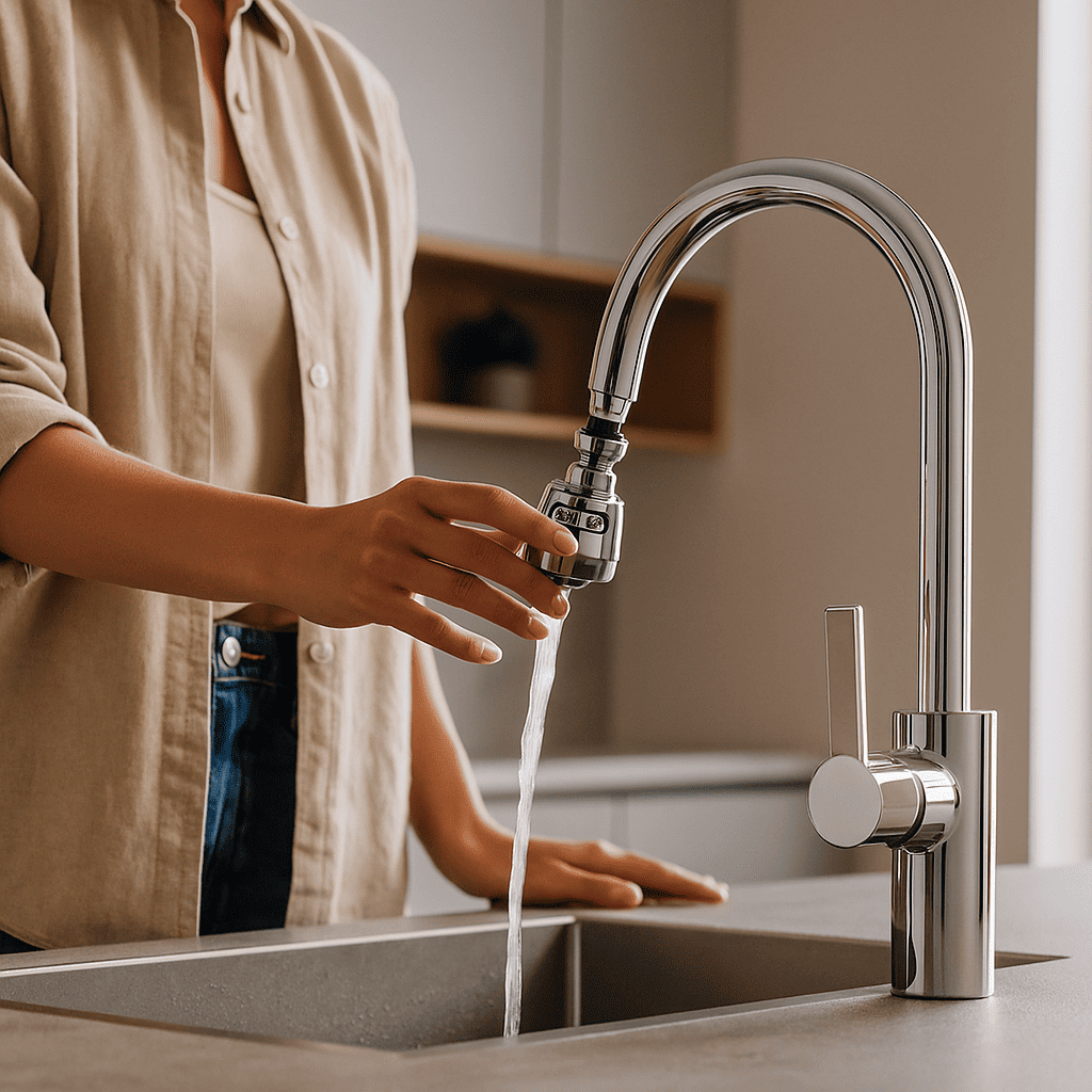 Flex360 - Bico 360° Giratório Adaptador De Torneira