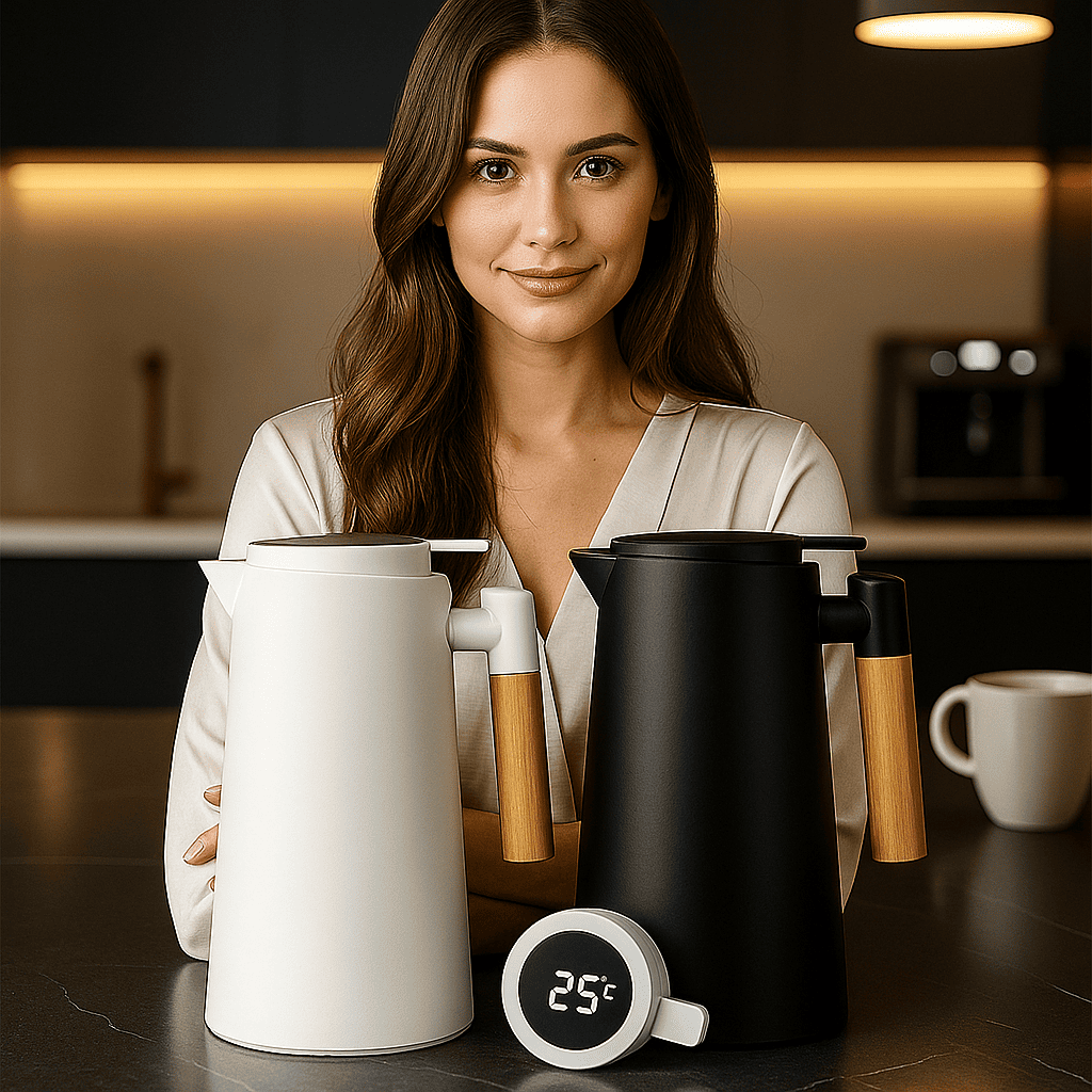 LuxTherm® - Garrafa Térmica com Termômetro Digital